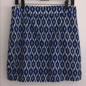 Blue Printed Skirt